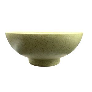 Vintage Haeger USA 101 Green Speckled Ceramic Bowl MCM 3.25"H X 7 7/8"D